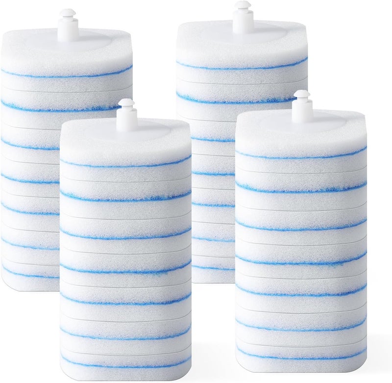oshang 28 Count Toilet Brush Refills, Toilet Refill Pads, Disposable Toilet Brush Heads for Bathroom Cleaning - Image 1